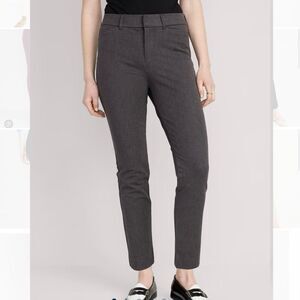 NWT Old Navy High Waisted Pixie Ankle Dark Heather Gray Grey Pant SIze 2
